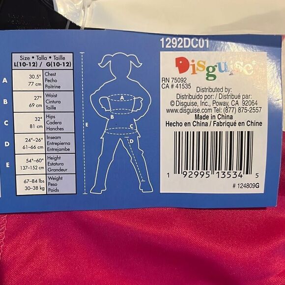 Minecraft Girl's Classic Pink Armor Costume Size 10-12 - Picture 2 of 6